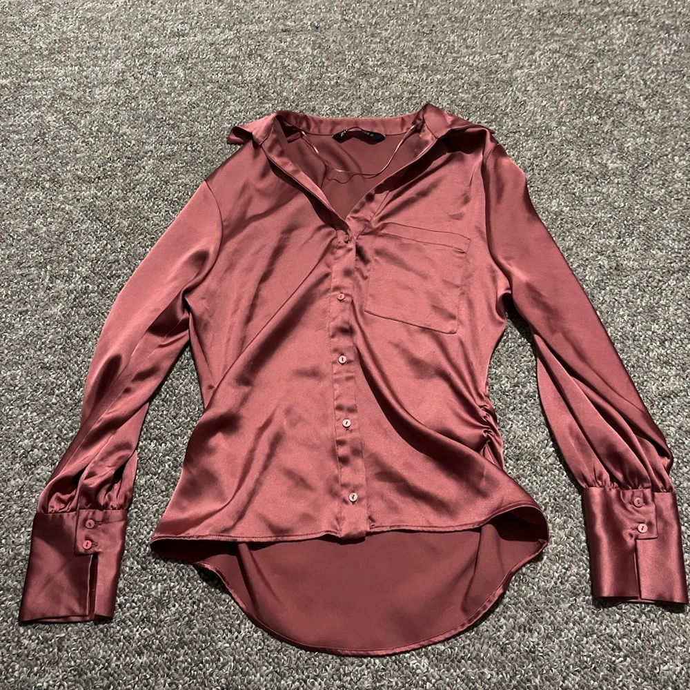 zara long sleeve size s
